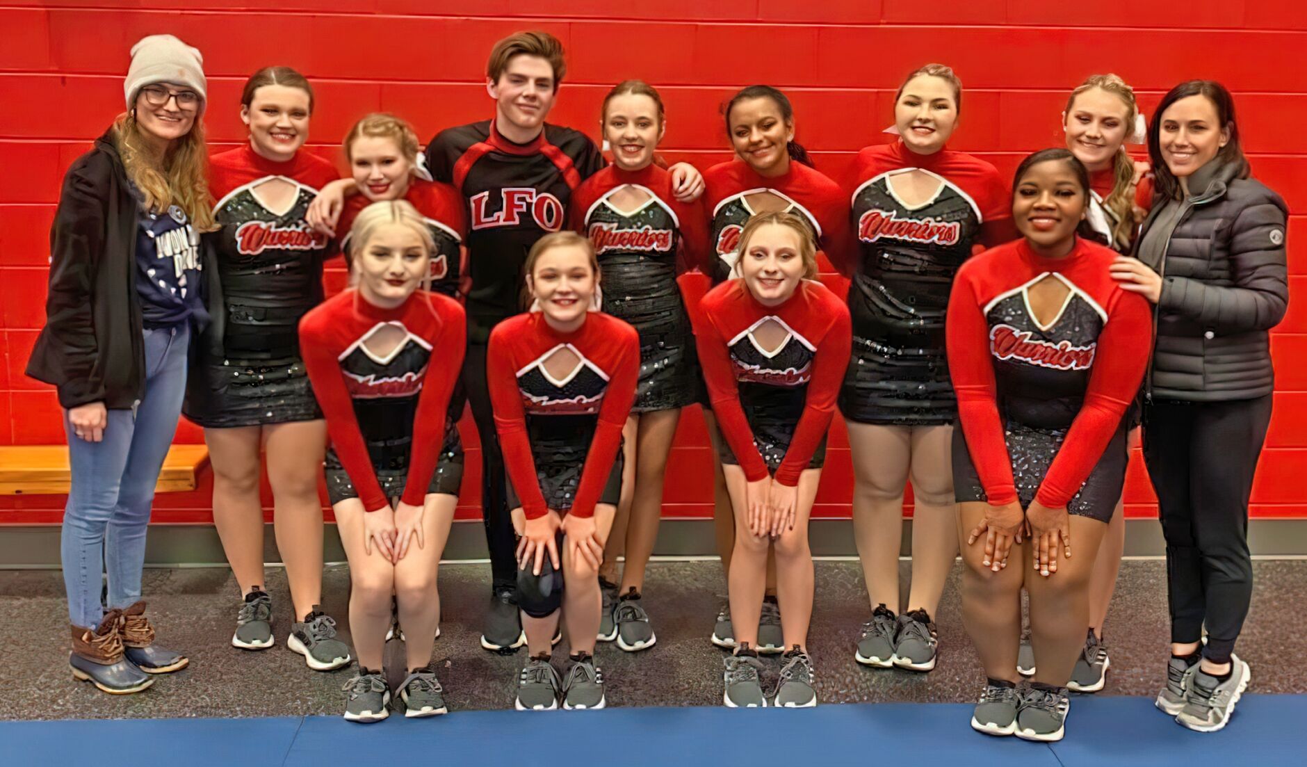 Lakeview-Fort Oglethorpe High School’s Red Feathers Dance Team